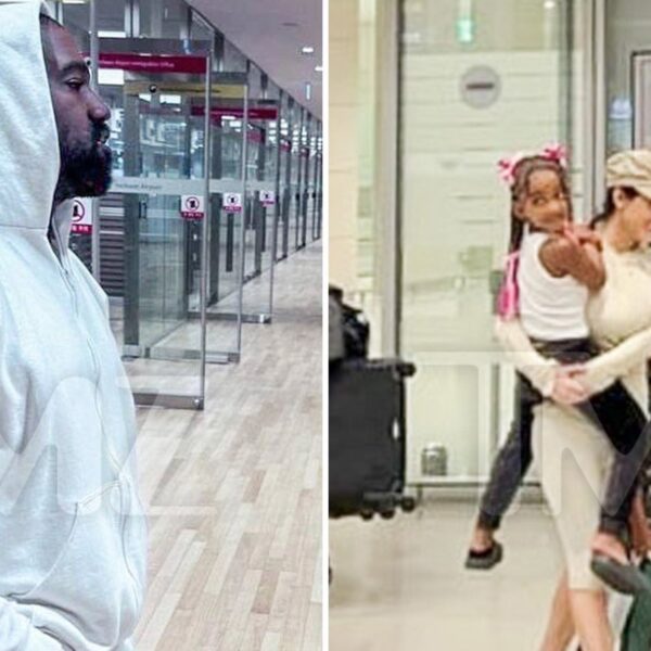 Kanye West, Bianca Censori Take His Kids to Korea for ‘Vultures 2’…