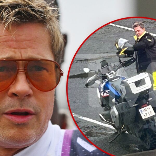 Brad Pitt Motorcycle Touring Iceland, Pax’s Accident Fresh in His Mind