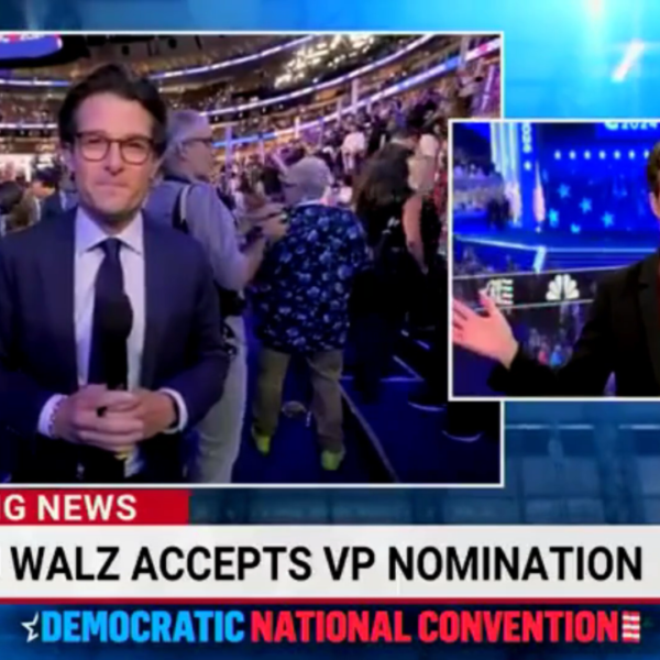 Rachel Maddow admits MSNBC hosts began ‘stamping and clapping’ throughout Walz’s DNC…