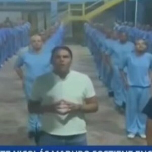 Communist Tyrant Maduro Parades Out Political Protesters in Prison Garb and Forces…