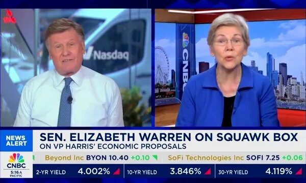 Elizabeth Warren has fierce conflict with CNBC host on Harris’ value management…