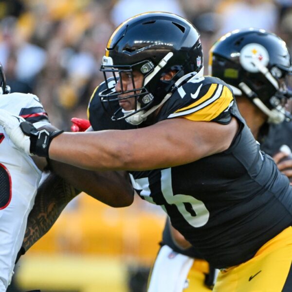 Steelers RT Troy Fautanu (knee) out Sunday, possible longer