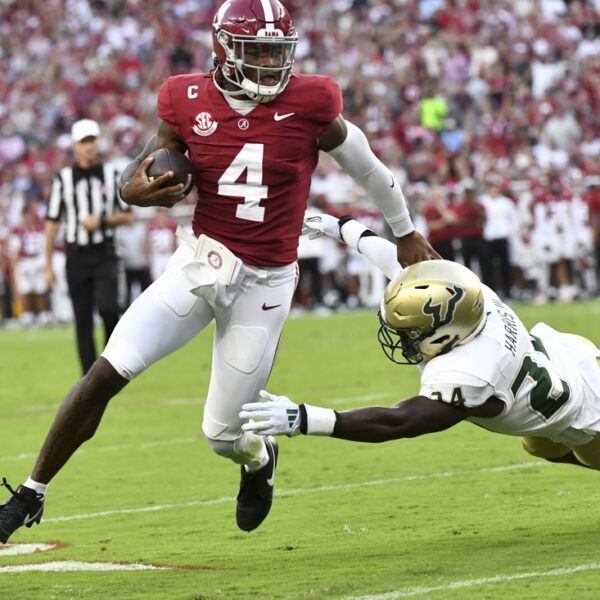 Jalen Milroe accounts for 4 TDs as No. 4 Alabama tops USF