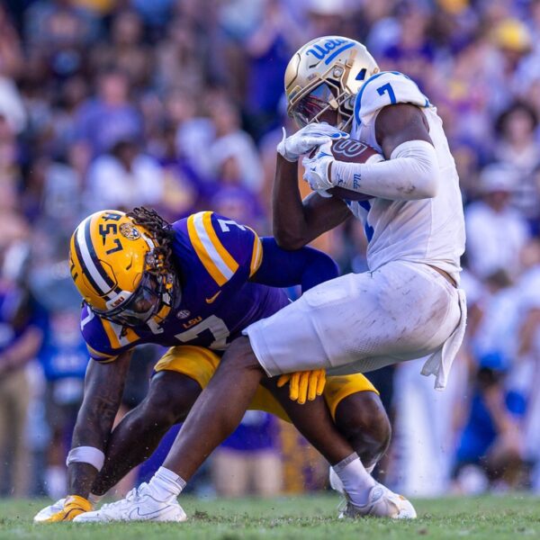 Reports: LSU star LB Harold Perkins Jr. out for 12 months with…