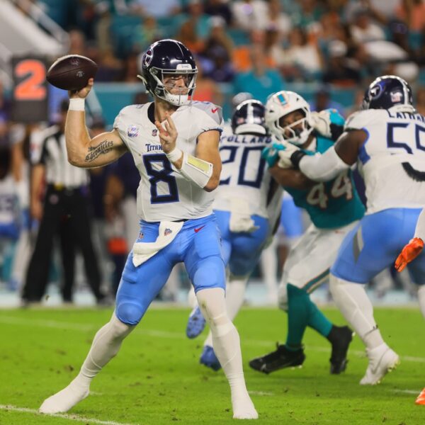 Titans QB Will Levis exits with obvious harm