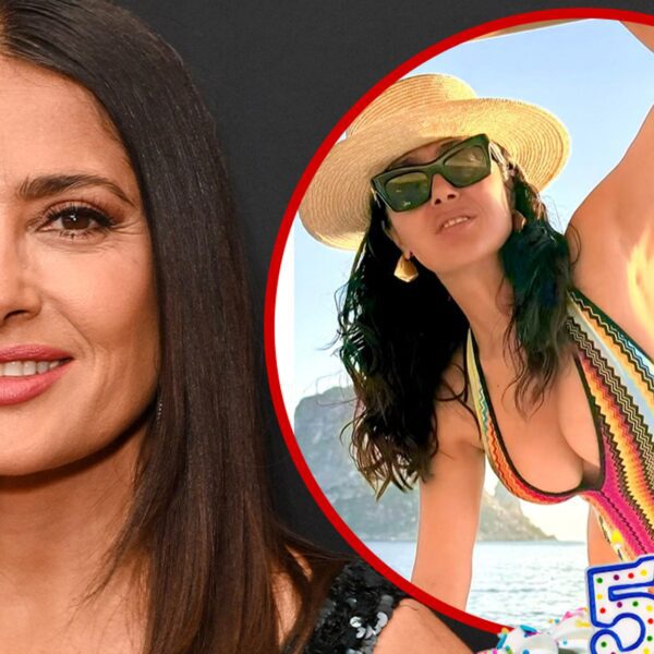 Salma Hayek Rings In 58th Birthday With Series of Thirst Traps