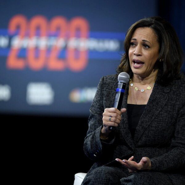 Harris stated police might ‘stroll into’ the house of a authorized gun…