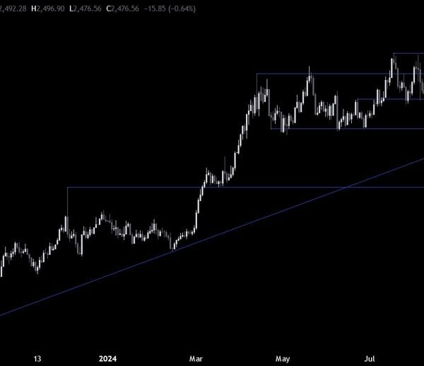 Gold Technical Analysis – We are testing the underside of the vary