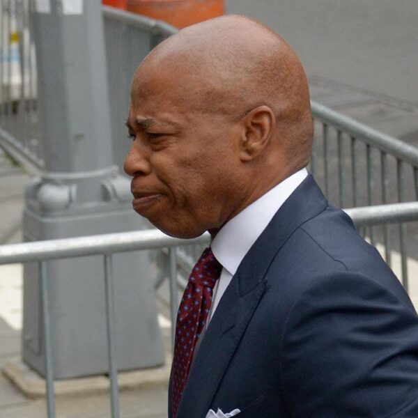 NYC Mayor Eric Adams arrives to show himself in to face prices…