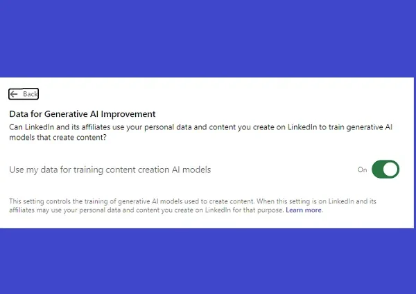 LinkedIn Adds AI Training Opt-out Option