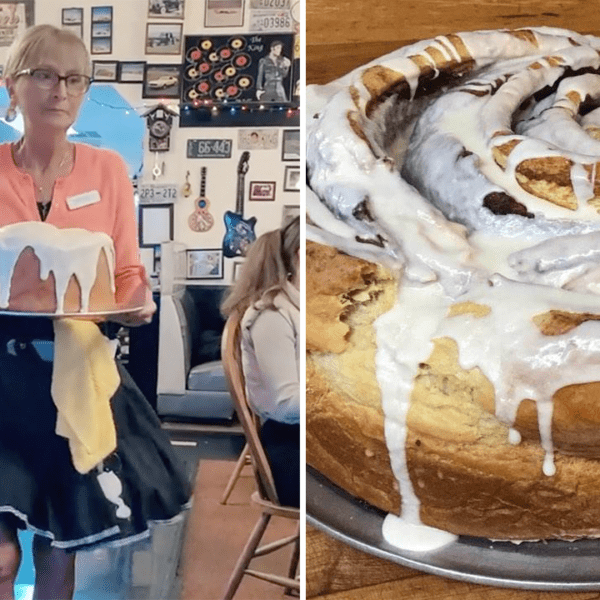 Massive 10-pound cinnamon roll at Washington restaurant goes viral on TikTok