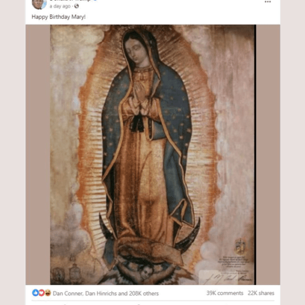 Donald Trump Celebrates Mother Mary’s Birthday on Facebook | The Gateway Pundit