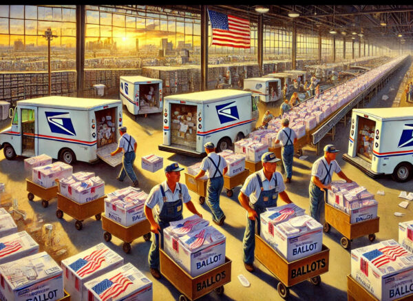 Union for Postal Workers, Responsible For Millions of Mail-In Ballots, Endorses Kamala…