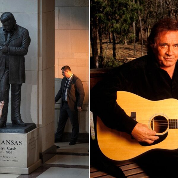 Johnny Cash honored with a statue on the US Capitol