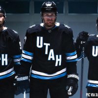 First Look at Utah Hockey Club Players in Full Uniform – SportsLogos.Net…