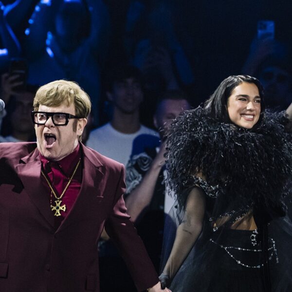 Elton John Duets ‘Cold Heart’ With Dua Lipa in London