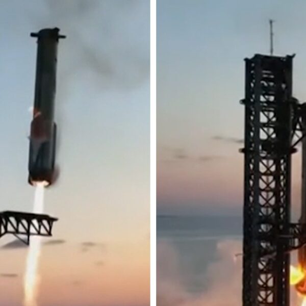 SpaceX Starship Launch, Amazing Video of Megarocket Booster Return to Pad