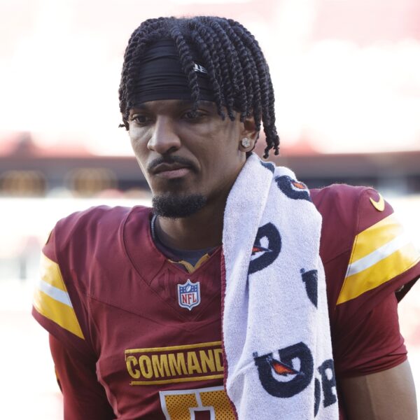 Commanders QB Jayden Daniels (ribs) sits out Wednesday observe