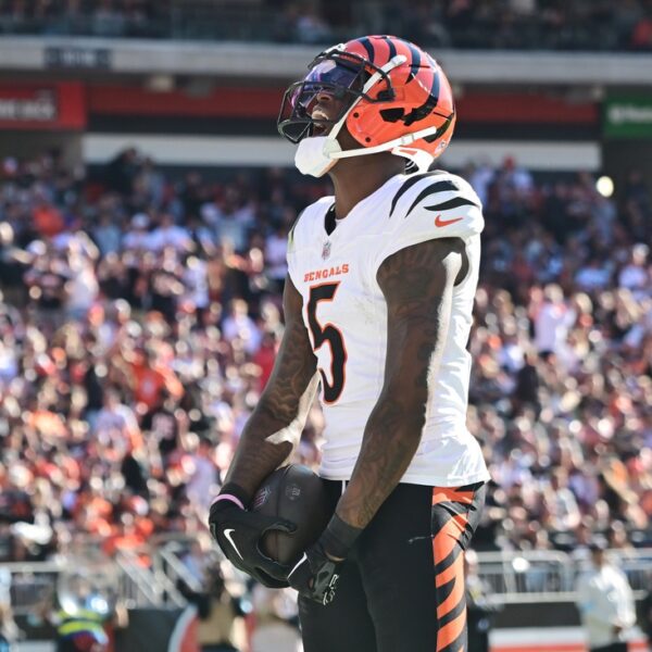 Bengals WR Tee Higgins (quad) questionable vs. Eagles