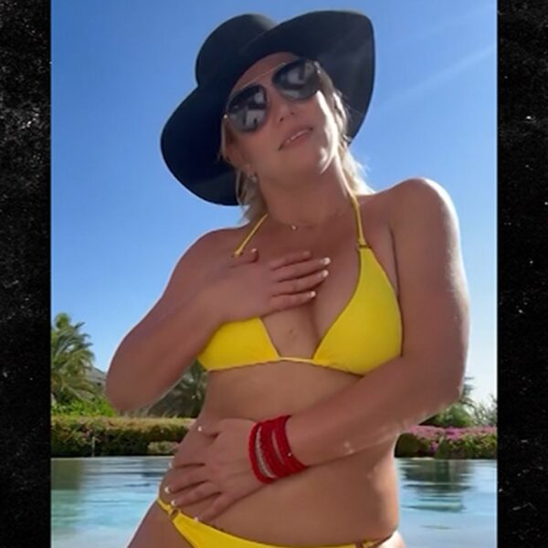 Britney Spears Sizzles as She Twerks in Teenie Weenie Yellow Bikini