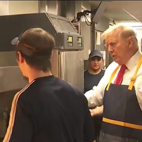 Donald Trump Learns to Make McDonald’s Fries at Campaign Stop in Pennsylvania