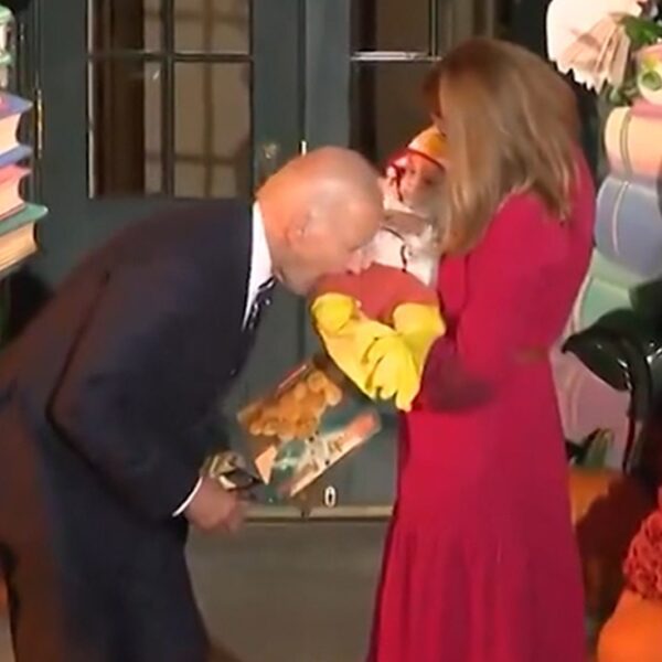 President Biden Pretends to Bite Baby in Chicken Costume, Internet Loses It