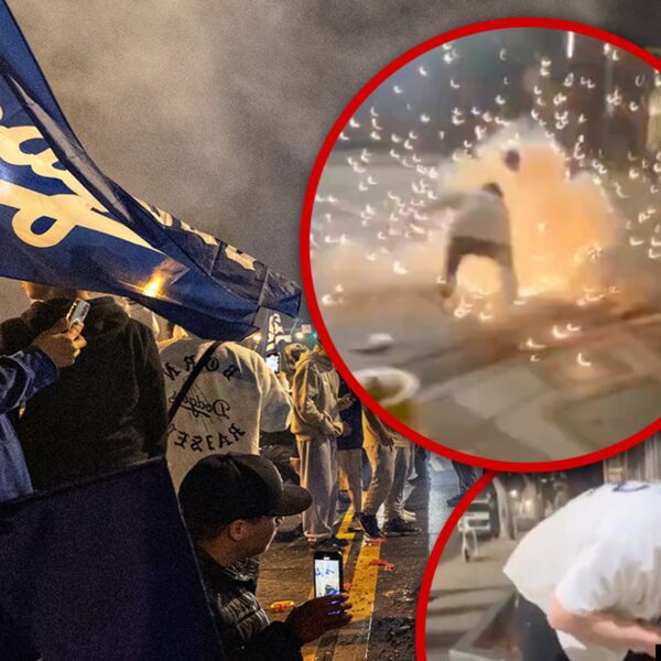 Dodgers Fan Blows Off Hand With Firework During World Series Celebration