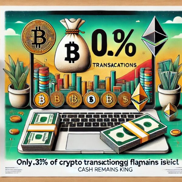 New Study Finds Only 0.3% Of Crypto Transactions Flagged As Illicit, Cash…