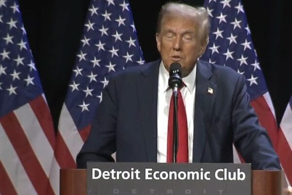 Trump’s Detroit Economic Speech Was Such A Disaster That Newsmax Dropped Him