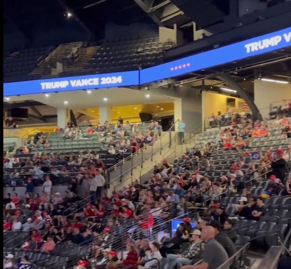 Trump’s Crowd In Georgia Walks Out On Him 30 Minutes Into His…