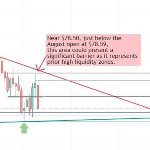 Crude oil futures forecast – weekly chart. Bears eyeing $67.75 subsequent