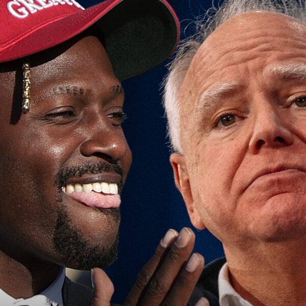 Antonio Brown Says ‘Tampon Tim Walz’ Could Never Defend Him on Field