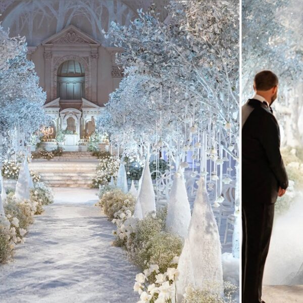 Celebrity wedding ceremony planner discusses the proper winter wedding ceremony coloration palette,…