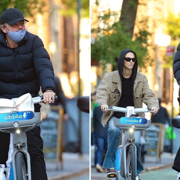 Leonardo DiCaprio, Vittoria Ceretti Go For Romantic Bike Ride in New York…