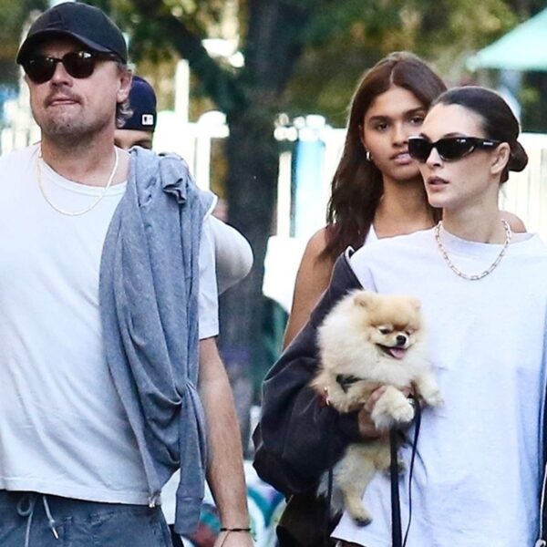 Leonardo DiCaprio and Vittoria Ceretti NYC Stroll With New Puppy