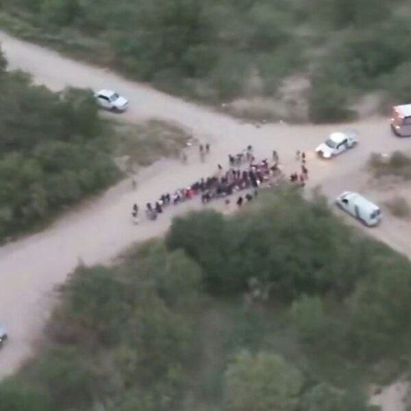 Large group of migrants caught at southern border