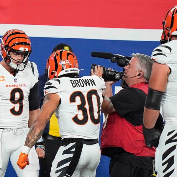 Joe Burrow’s early TD run helps Bengals to win over Giants in…