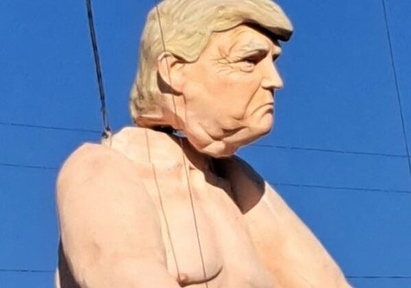 More Disgusting Antics from the Vile Left: Giant Statute of Naked President…