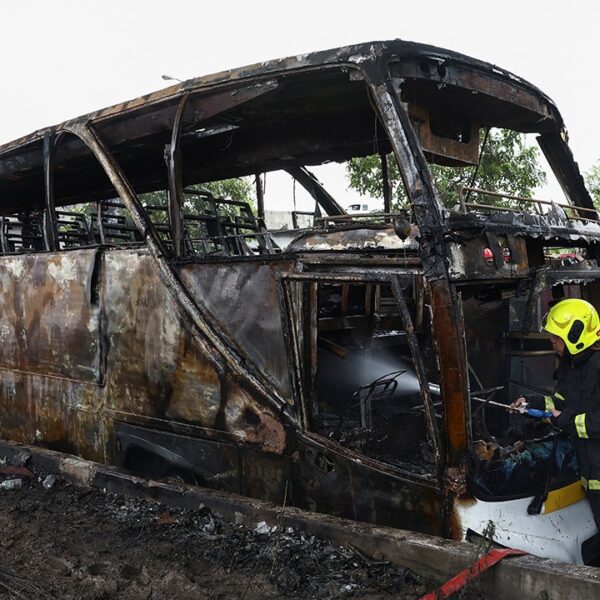 School bus bursts into flames exterior Bangkok, practically two dozen feared useless