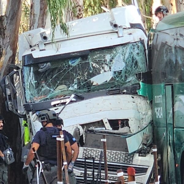 Truck rams bus cease by Israeli military base in attainable terror assault,…