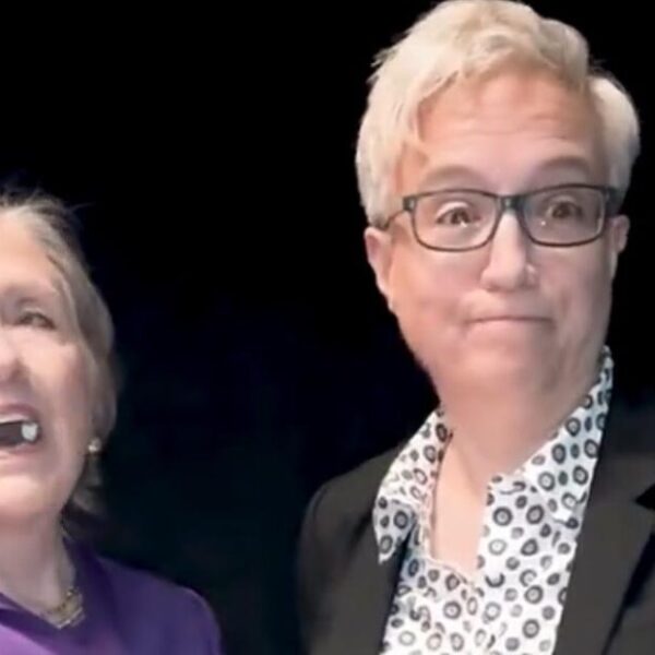 Hillary Clinton Looks a Greasy Mess with Something Weird in Her Mouth…