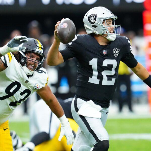 Report: Raiders QB Aidan O’Connell in line to begin vs. Chiefs