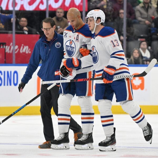 Oilers D Darnell Nurse (head) out 5-10 days after hit