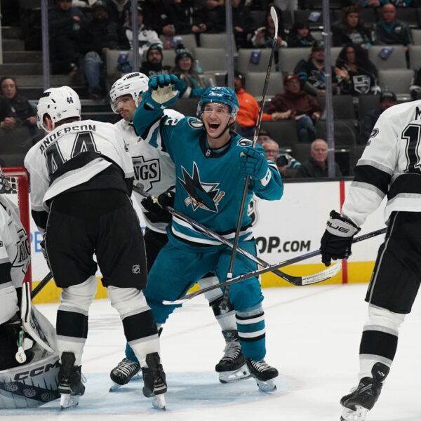 Macklin Celebrini’s first 3-point recreation lifts Sharks over Kings