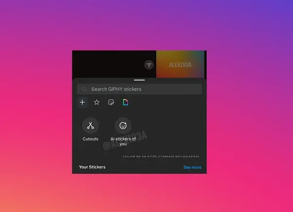 Instagram Tests AI Profile Image and Sticker Generation Tools
