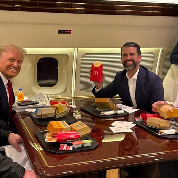 Trump share McDonald’s with RFK Jr., Elon Musk, Donald Jr. and Speaker…