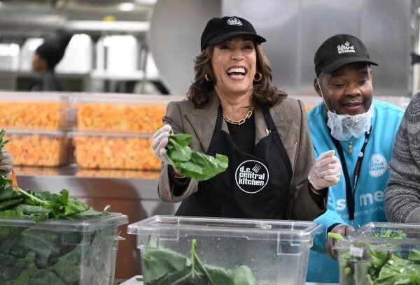 LOL! Kamala Harris Caught on Camera Serving Food at a DC Soup…