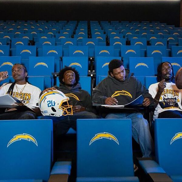 Did Los Angeles Chargers Tease Navy Blue Alternate Helmets In Skate Club…