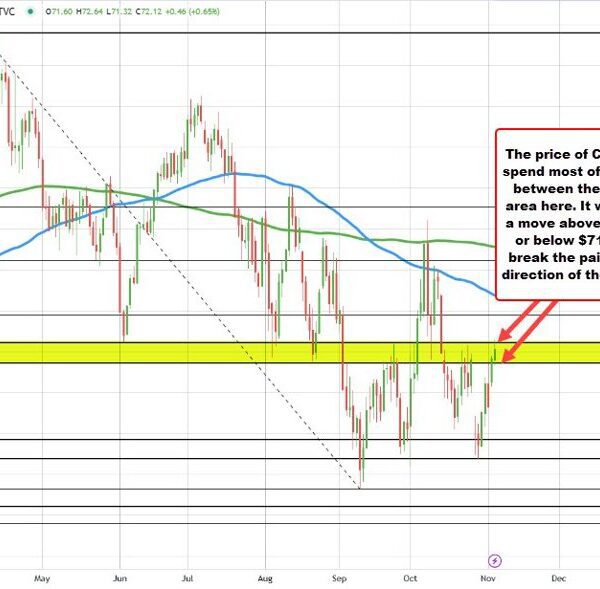 Crude oil futures settle AT $71.99