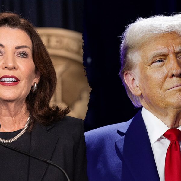 Hochul has ‘very cordial’ name with Trump following combative press convention with…